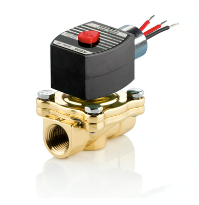 ASCO serie 210 2 Way Brass Solenoid Valve Pilot Operato Normalmente Chiuso Controllo del Fluido Acqua-Aria-Gas