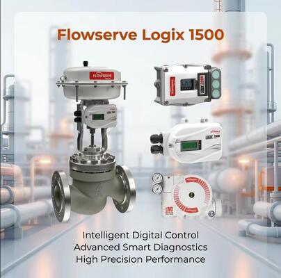 Flowserve Logix 1500 Posizionatore di valvola digitale con protocollo HART intelligente Controllo del flusso Industria chimica petrolifera