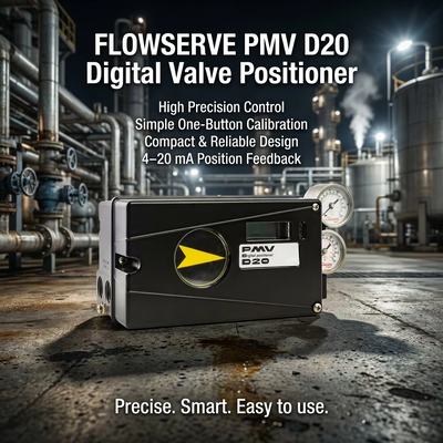 Flowserve PMV D20 Digital Valve Positioner con comunicazione HART 4-20mA segnale di ingresso e protezione IP66