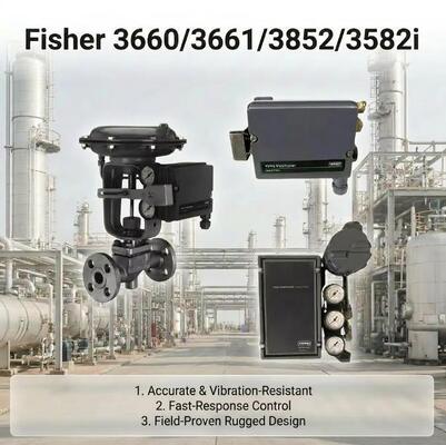 F-isher originale in stock 3660/3661/3852/3582i Posizionatori di valvole elettro-pneumatiche OEM a sfera a gas