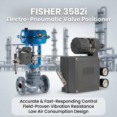Posizionatore elettropneumatico della valvola F-isher 3582i Prezzo competitivo Consegna veloce