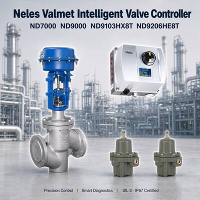 Nuovo Neles Valmet Me Tso ND7000 ND9000 ND9103HX8T ND9206HE8T Pneumatico Smart Digital Valve Positioner Controller