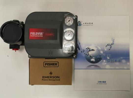 Valvola di controllo pneumatica a farfalla F-isher OEM nuovissima e posizionatore della valvola DVC6200