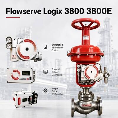 Flowserve Logix 3800 3800E Posizionatore digitale di valvole di controllo affidabile Parti di valvole in stock