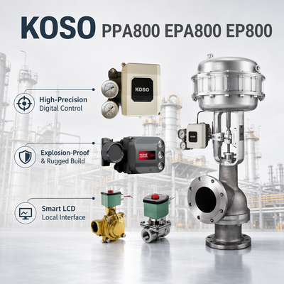 KOSO OEM Elettro-pneumatico Smart Valve Positioner Modelli PPA800/EPA800/EP800