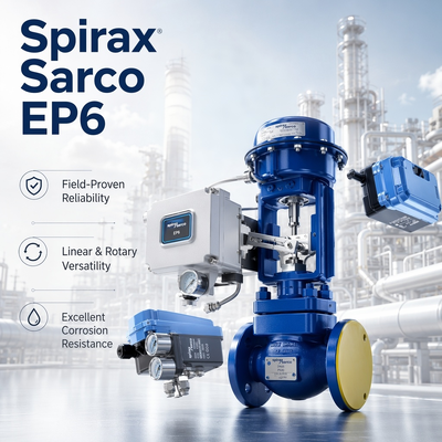 Ricambio Elettro-pneumatico Spirax Sarco EP6 Posizionatore Compatibile Attuatori Varie Marche
