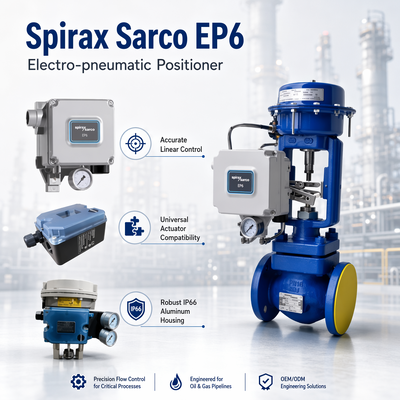 Ricambio Elettro-pneumatico Spirax Sarco EP6 Posizionatore Compatibile Attuatori Varie Marche