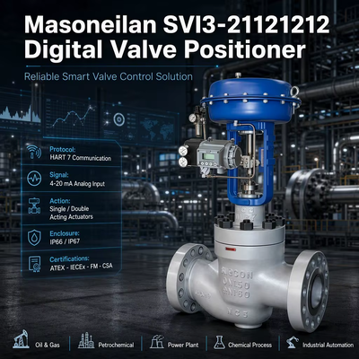 Posizionatore Elettro-pneumatico Digitale HART Masoneilan SVI3-21121212