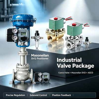 Masoneilan SVI2-21113111 SVI2-21123121 Smart Digital Valve Positioner with ASCO Solenoid Spool Valves