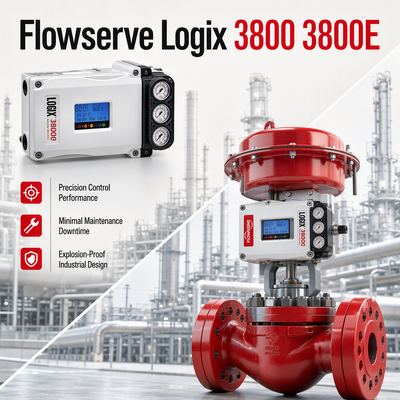 Posizionatore digitale per valvole Flowserve Logix 3800 3800E nuovo di zecca, parti di controllo valvole affidabili in stock
