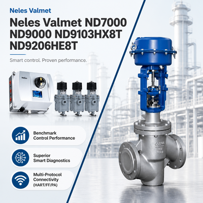 Posizionatore digitale pneumatico intelligente Neles Valmet ND7000 ND9000 ND9103HX8T ND9206HE8T per l'industria petrolchimica, petrolifera e del gas