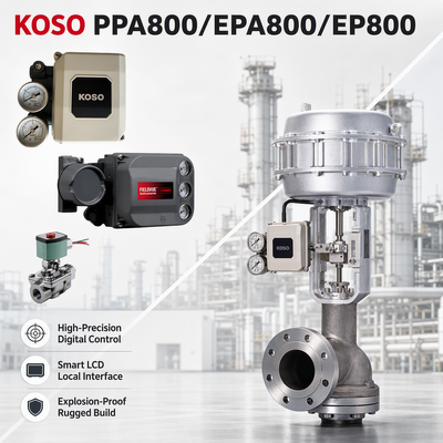 In magazzino KOSO PPA800/EPA800/EP800 Electro Pneumatic Smart Valve Positioner 4-20mA per attuatore di controllo pneumatico
