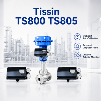 Nuovo posizionatore di valvola intelligente della serie TS800 TS805 di Tissin