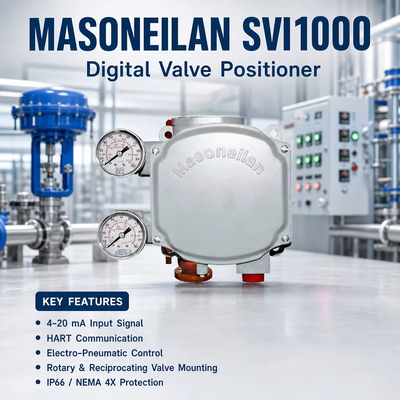 Masoneilan SVI1000 HART Digital Control Valve Controller Elettro-pneumatico Posizionatore di Valvola