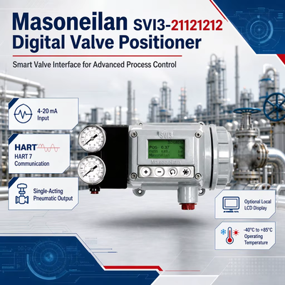 IP66 originale Masoneilan SVI3-21121212 SVI3-21121112 Digital HART Electro Pneumatic Smart Valve Positioner