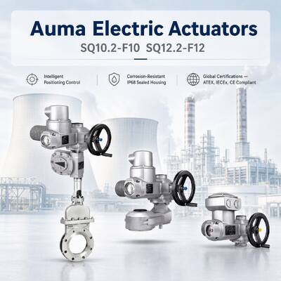 Attuatore elettrico modulante AUMA SA SQ, attuatore valvole intelligente ad alta precisione per automazione di pipeline e centrali elettriche