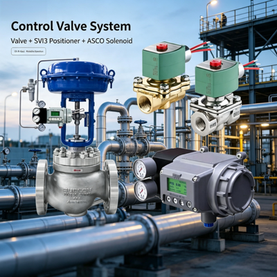 Posizionatore digitale per valvole Masoneilan SVI3 HART Diagnostica avanzata SmartRecovery Controllo ad alta precisione