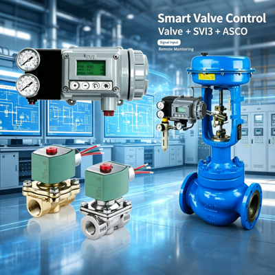 Posizionatore digitale per valvole Masoneilan SVI3 HART Diagnostica avanzata SmartRecovery Controllo ad alta precisione