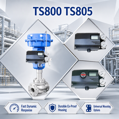 TS800 TS805 Serie HART Valvola digitale a sfera posizionatore di valvola intelligente