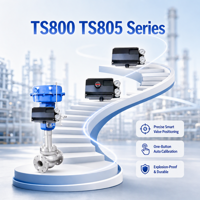 TS800 TS805 Serie Smart Valve Positioner Valvola a globo