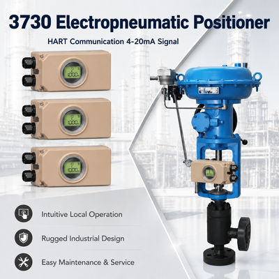 3730 HART posizionatore digitale 4 20mA controller pneumatico per valvole di controllo industriali