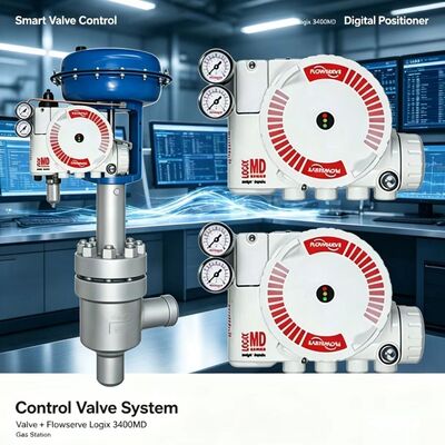 New Flowserve Logix 3400MD Digital Positioner FOUNDATION Fieldbus Valve Control Linear Rotary