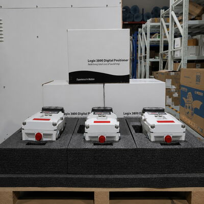 Posizionatore Digitale Intelligente per Valvole Logix 1500 con Comunicazione HART 4 20mA IP67 per Controllo di Flusso in Impianti Petrolchimici e di Raffinazione