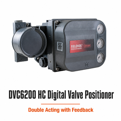 DVC6200 HC Digital Valve Controller Valvola a Doppio Effetto con Posizionatore e Feedback
