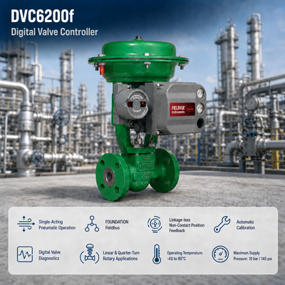 FD DVC6200F Controlatore digitale di valvola a singola azione