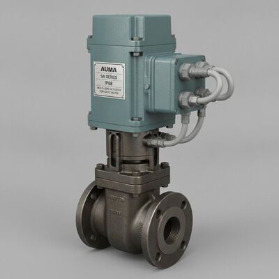 IP68 Legatura di alluminio DIN Attuatore elettrico a più giri e Attuatore elettrico di valvole per valvole di cancello