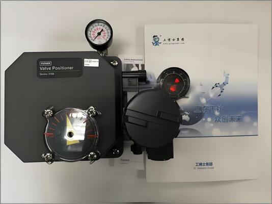 Confezione di posizionatore di valvole a corrente continua 4-20 mA preassemblata con custodia NEMA 4X IP66 per il controllo del flusso del posizionatore di valvole pneumatico