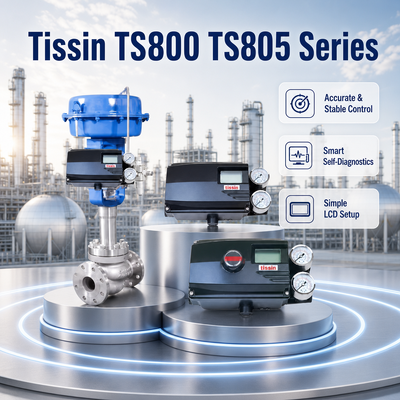 Posizionatore intelligente valvola Tissin TS800 TS805 HART 4 20mA Elettro-pneumatico IP66 antideflagrante