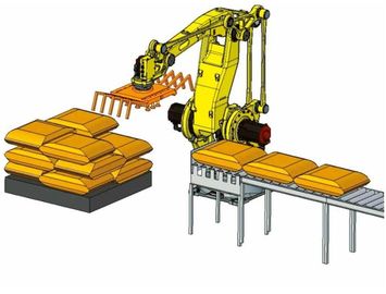 Asse 4 che tratta il robot di portata M410 IC 500 Palletizer del braccio 3.1m del robot di Fanuc