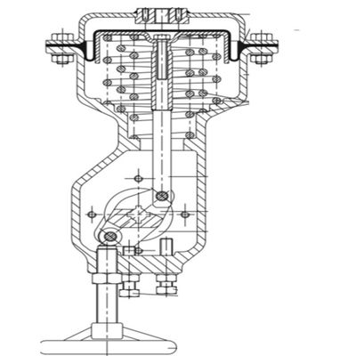 3278 azionatore pneumatico del diaframma di serie NBR 6 Antivari