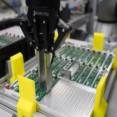 I pezzi di ricambio a mano-e del braccio del robot della pinza di presa robot di ROBOTIQ si combinano con il robot di collaborazione di UR