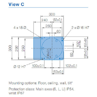 braccio del robot dei saldatori AR1440 Yaskawa dell'arco del carico utile 12kg di 1440mm