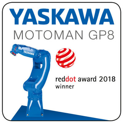Braccio del robot di asse di Yaskawa 6 del carico utile 8kg di 1.0KVA 727mm