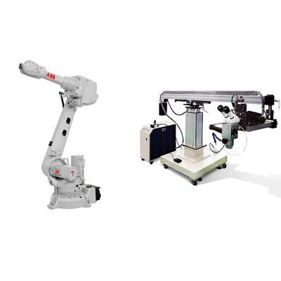 Il braccio IRB2600 del robot di 6 assi raggiunge il robot industriale IP67 di 1650mm con la macchina della saldatura a laser
