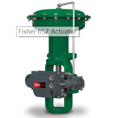 Le valvole di azionatori di Fisher 657 e 667 sono destinate per fornire il funzionamento inserita/disinserita o di soffocamento credibile della valvola di azionatori
