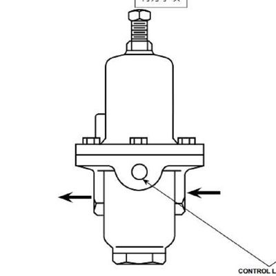 Regolatori di pressione industriali di serie MR95 in compatto ed in di grande capacità e diretto-azionati di Fisher Valve