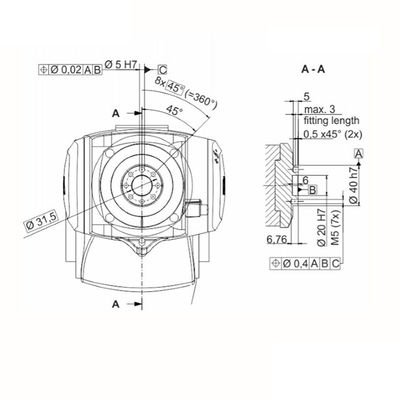 Braccio del robot di Kuka di automazione della stanza pulita R700-2 del Kr 6