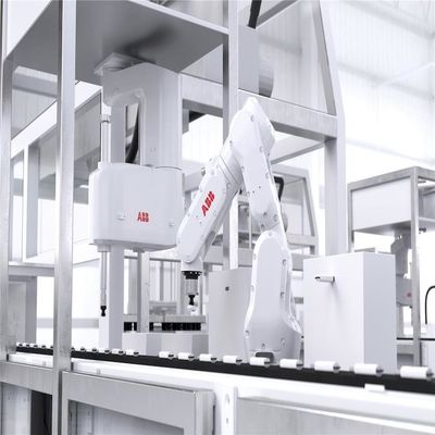Assemblea del braccio del robot industriale di asse di ABB IRB120 6 che tratta portata d'imballaggio 580mm del carico utile 3Kg del robot di raccolto con ICR5 Contro