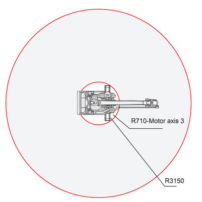 Prezzo del robot industriale per il braccio del robot programmabile di ABB IRB 660 del robot di trasporto con palette