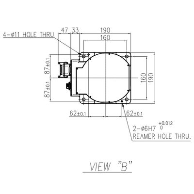 HH7 il carico utile 7kg raggiunge 932mm robot di maneggio del materiale della macchina dell'Assemblea dell'affidabilità di alta precisione di 6 assi alto