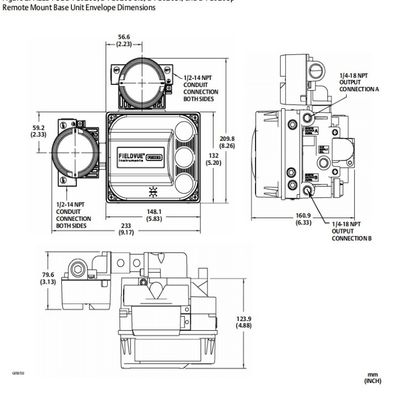 Posizionatore di DVC6200 SIS Digital Positioner Control Valve