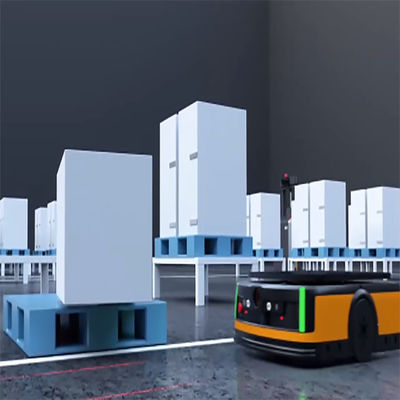 Robot mobile latente del diametro di rotazione del carico nominale 1265mm di Q7-1000LE-D 1000kg per passare