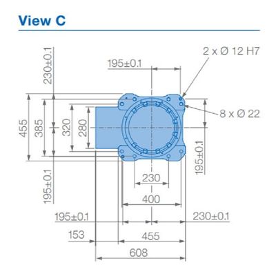 6 portata 2236mm del carico utile 110kg del braccio GP110 del robot di asse per passare materiale