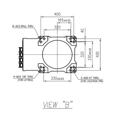 Portata 2239mm HH050 del carico utile 50kg di asse della fresatrice del braccio del robot 6 con Hi5a-S60 il regolatore Milling Robot
