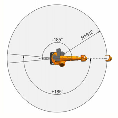 Braccio del robot per saldatura di portata 1612mm del carico utile 20Kg di KR16 R1610-2