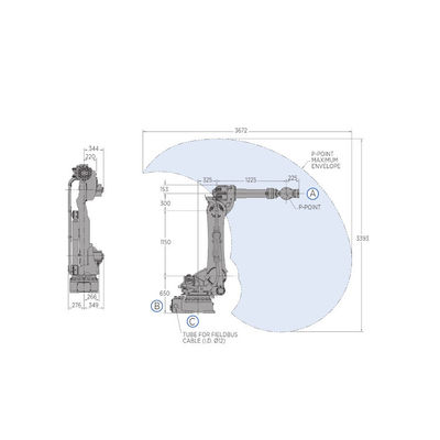 Trattamento del robot di MOTOMAN GP180 con il robot industriale del carico utile 180KG per la macchina fusa dado